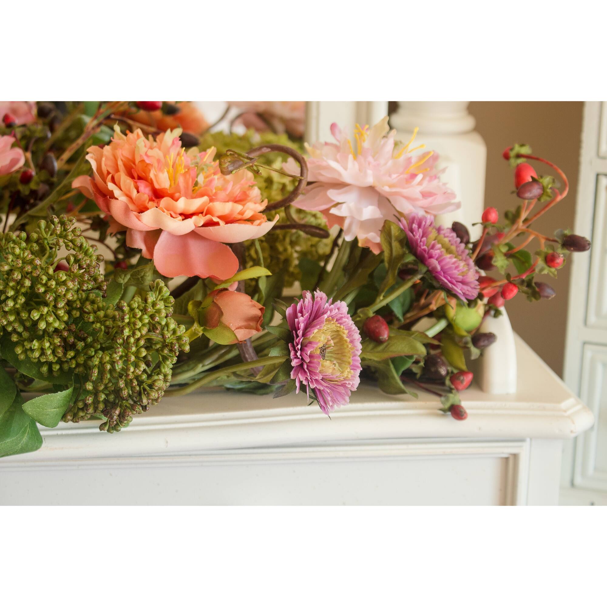 2.8ft. Mixed Peony Centerpiece Arrangement